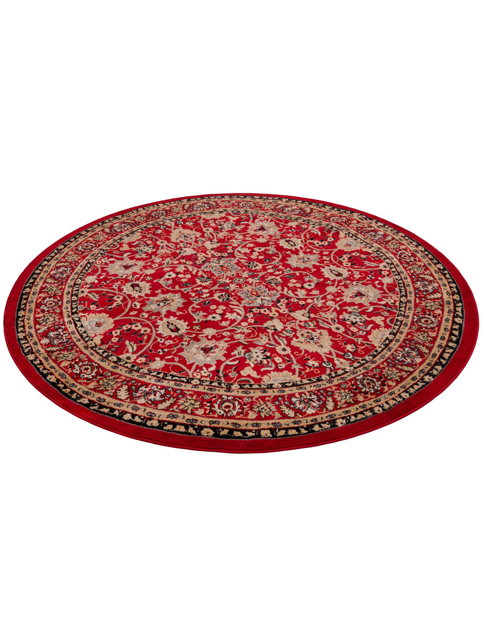 7' 10 x 7' 10 Kashan Design Round Rug
