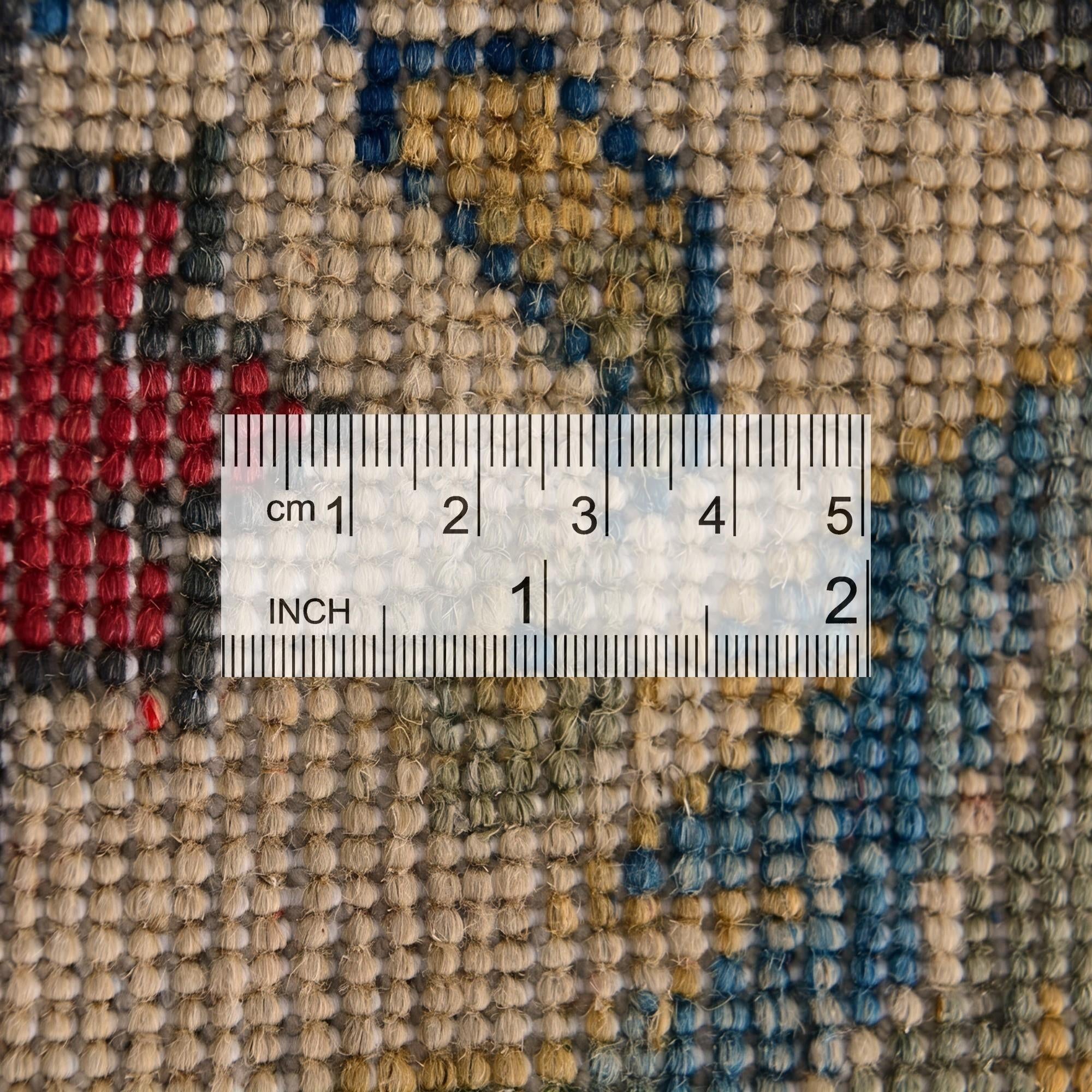 4' 9 x 4' 10 Hand Knotted Kazak Round Rug