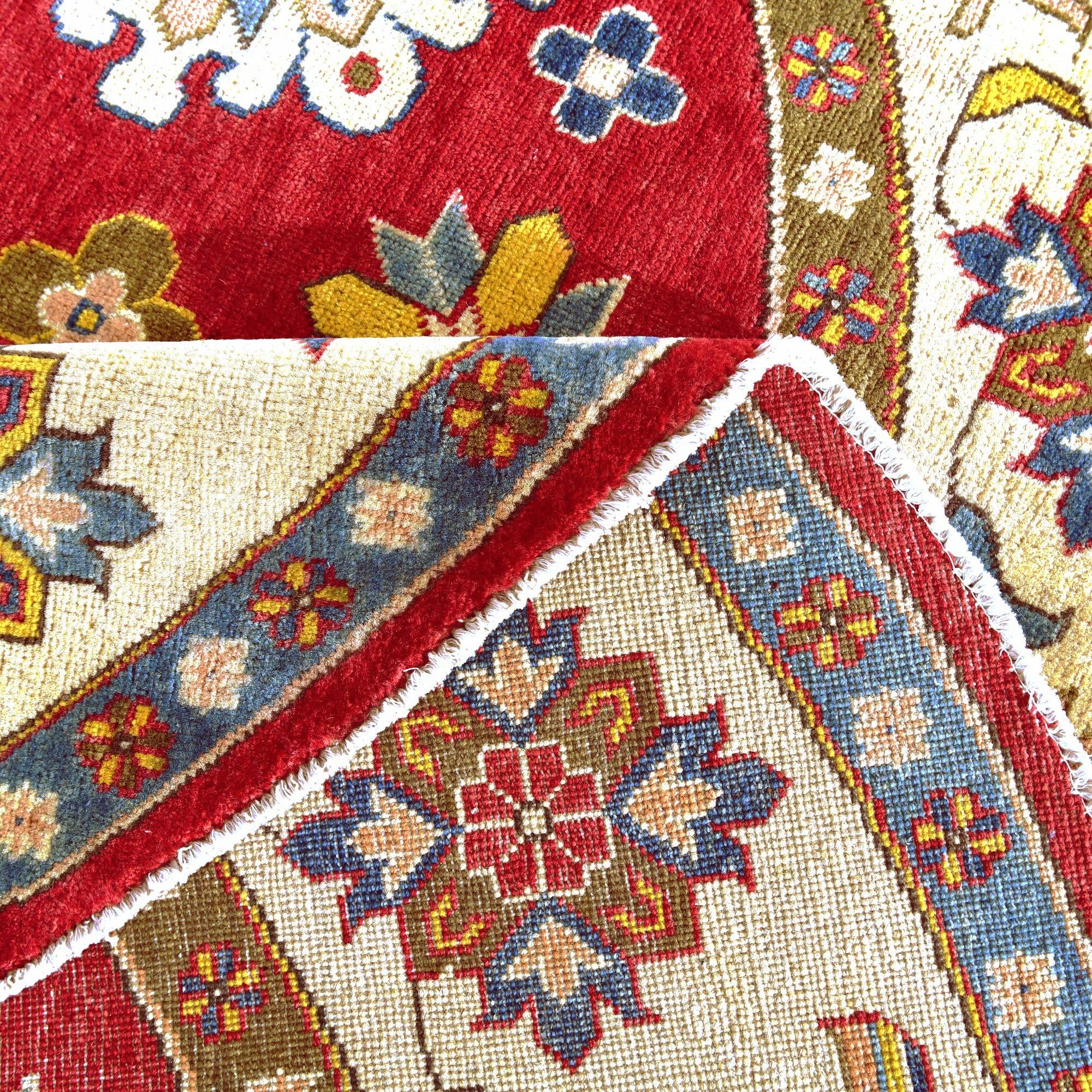 8' 3 x 8' 4 Hand Knotted Kazak Round Rug
