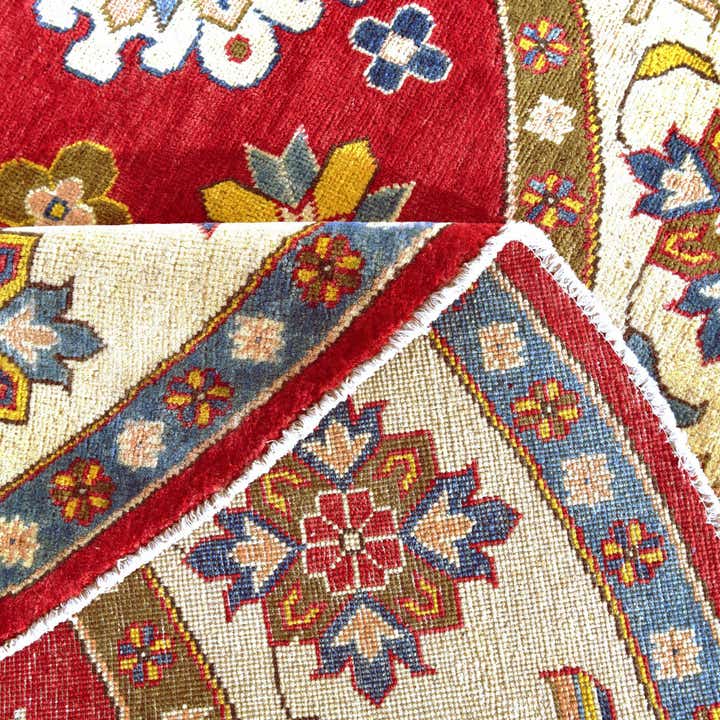 8' 3 x 8' 4 Hand Knotted Kazak Round Rug
