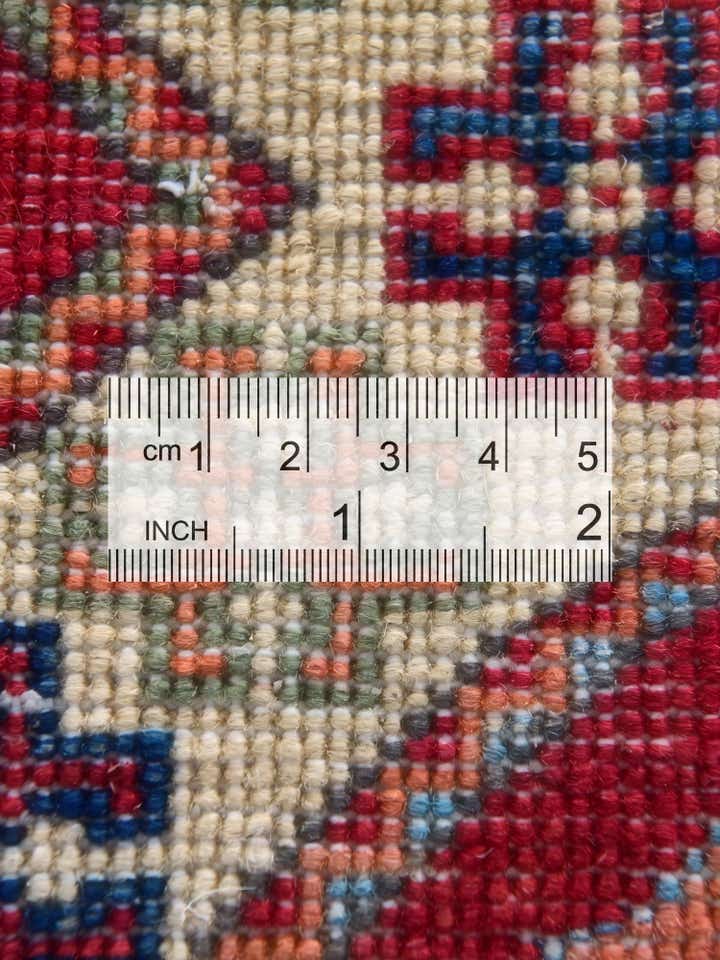 3' 3 x 3' 3 Hand Knotted Kazak Round Rug