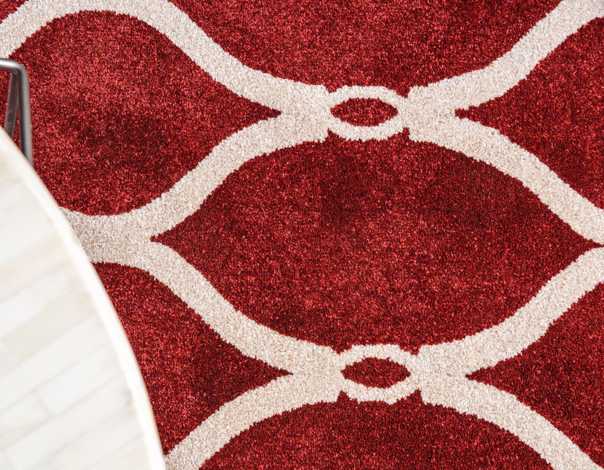6' x 6' Lattice Round Rug