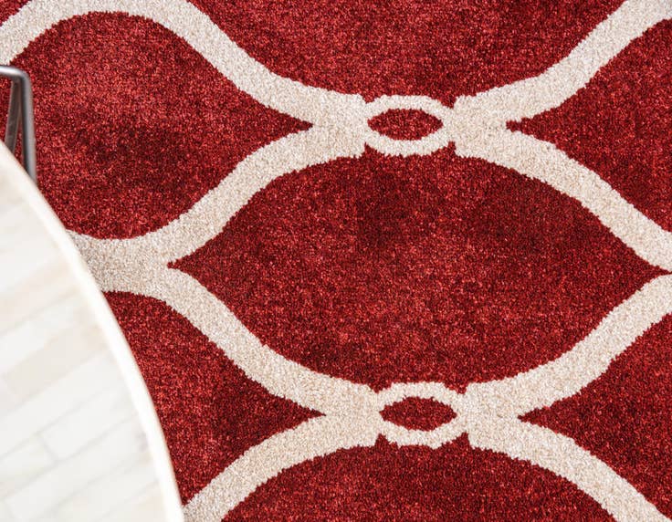 Detail image of 6' x 6' Lattice Round Rug