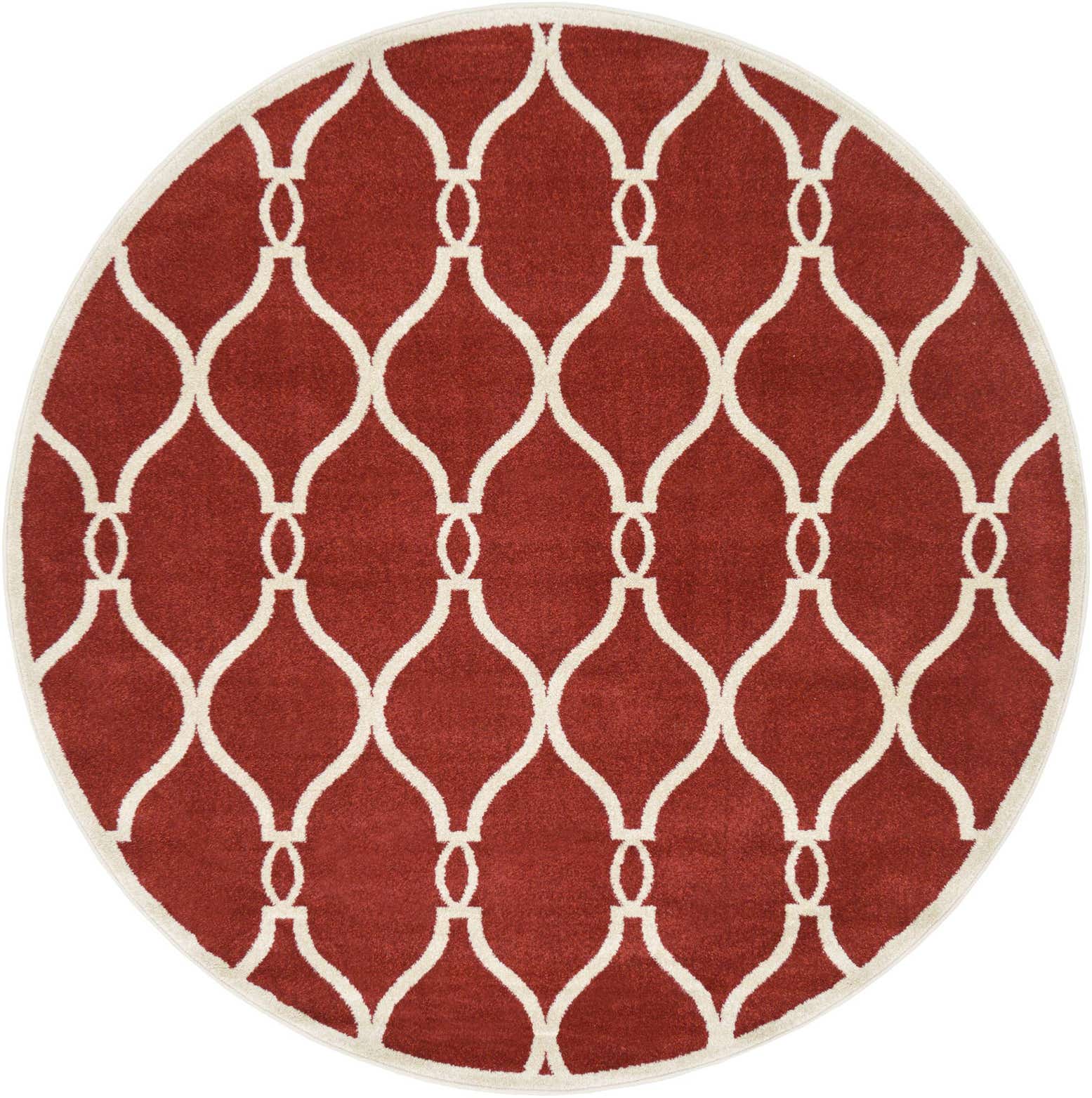 6' x 6' Lattice Round Rug
