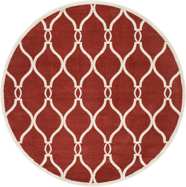 Detail image of 6' x 6' Lattice Round Rug