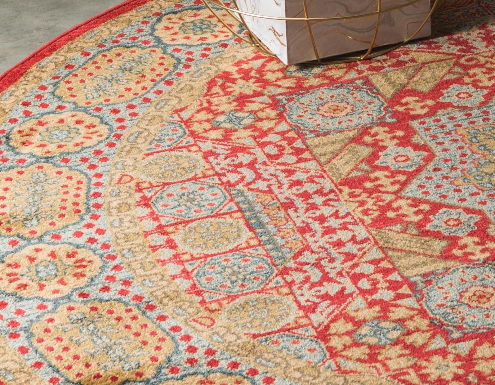 6' x 6' Mamluk Round Rug