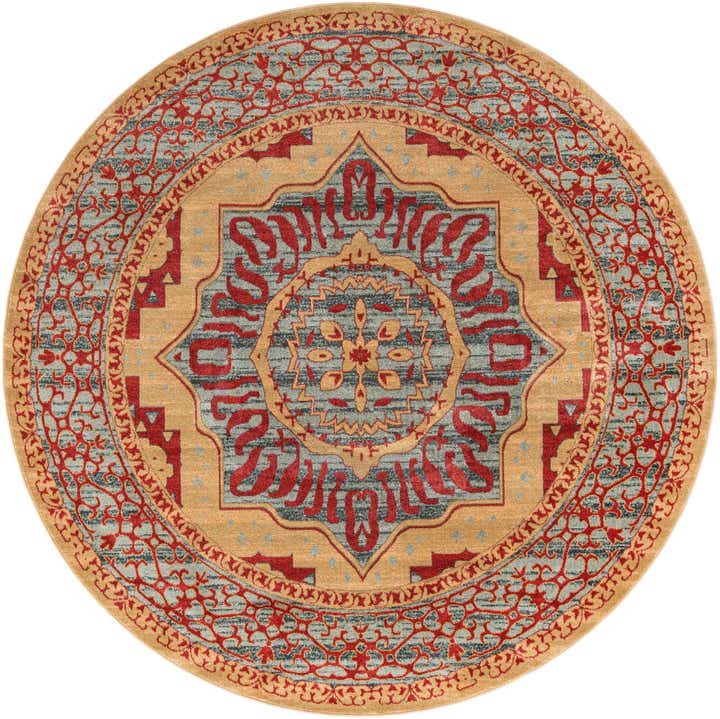 245cm x 245cm Mamluk Rund Teppich