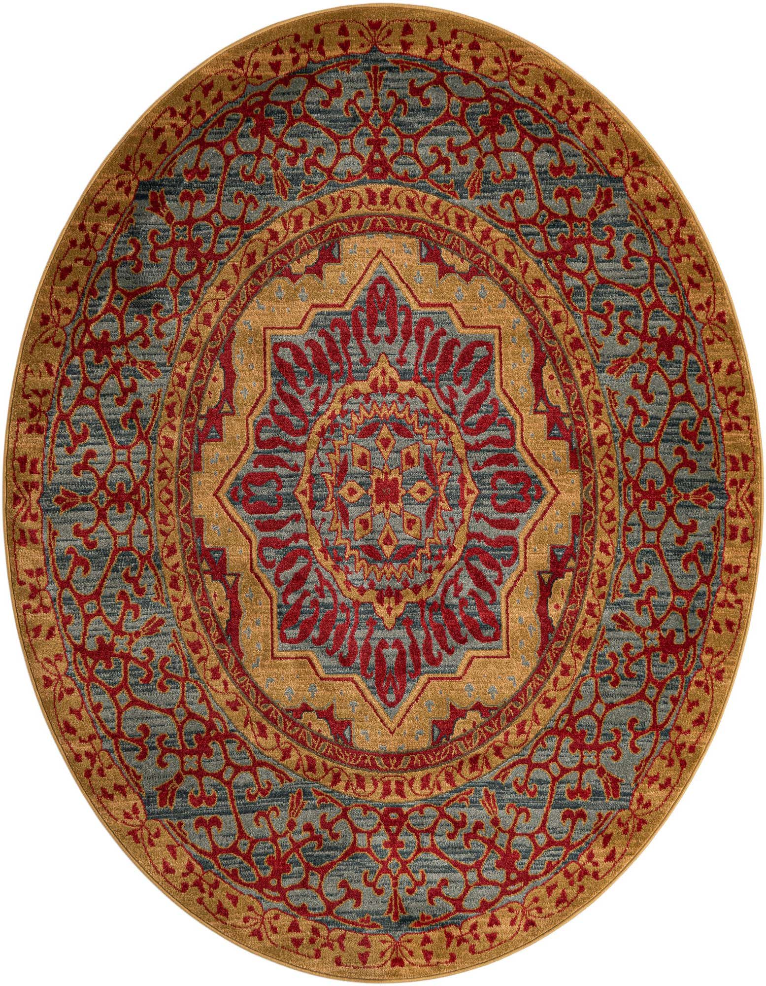 6' x 6' Mamluk Round Rug