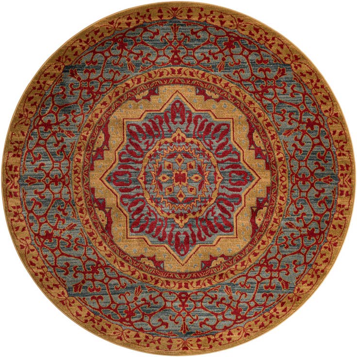 Detail image of 6' x 6' Mamluk Round Rug
