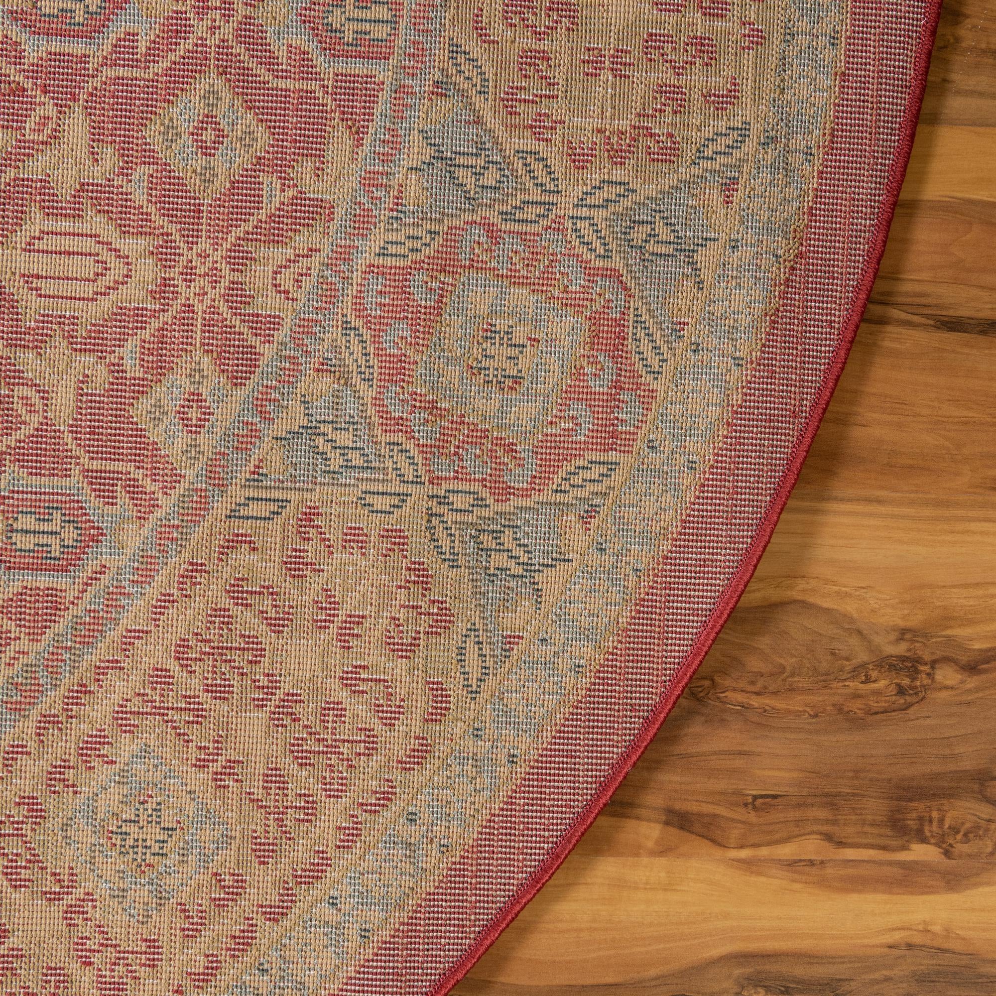 8' x 8' Mamluk Round Rug