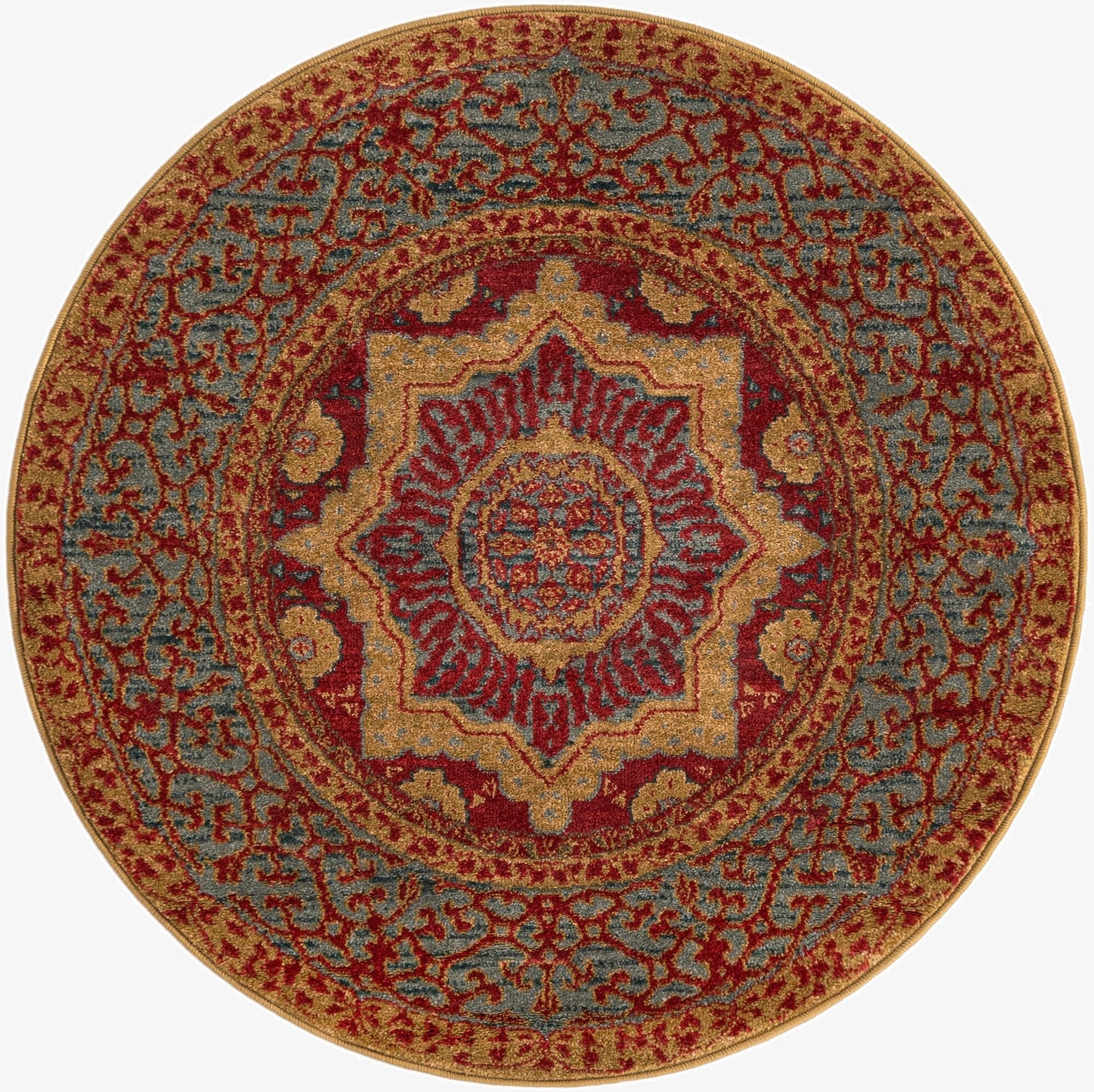 Primary image 3' x 3' Mamluk Round Rug
