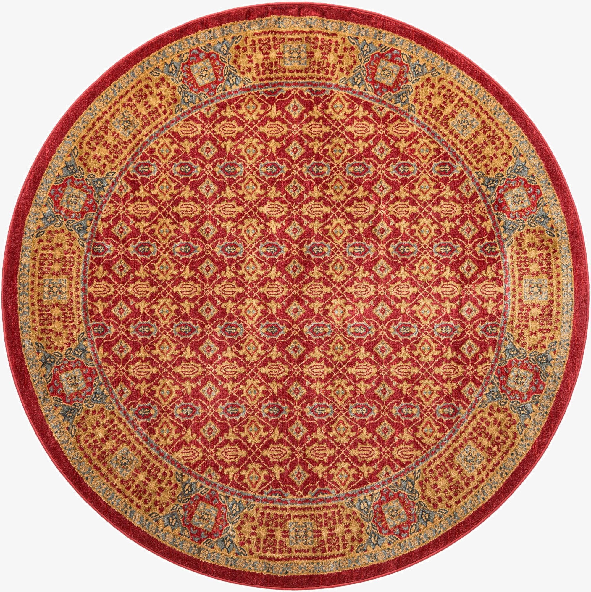 6' x 6' Mamluk Round Rug