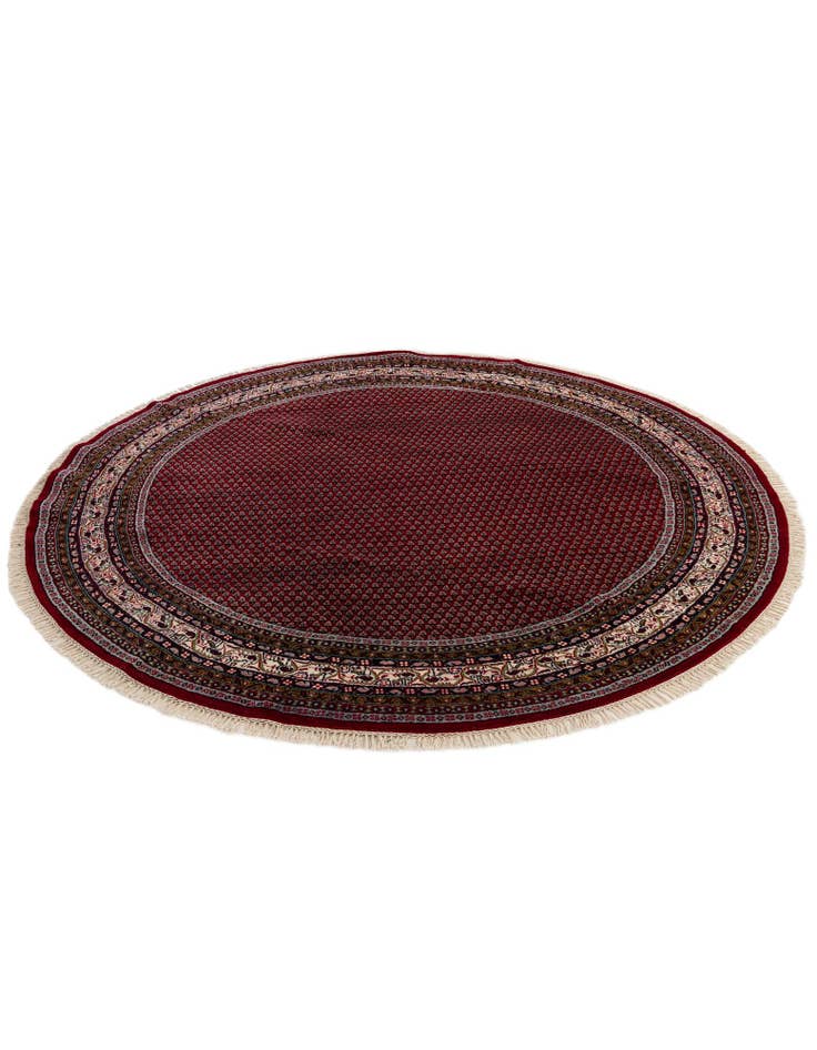 Detail image of 7' 10 x 7' 10 Hand Knotted Mir Wool Round Rug