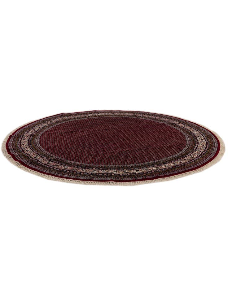 Detail image of 7' 10 x 7' 10 Hand Knotted Mir Wool Round Rug