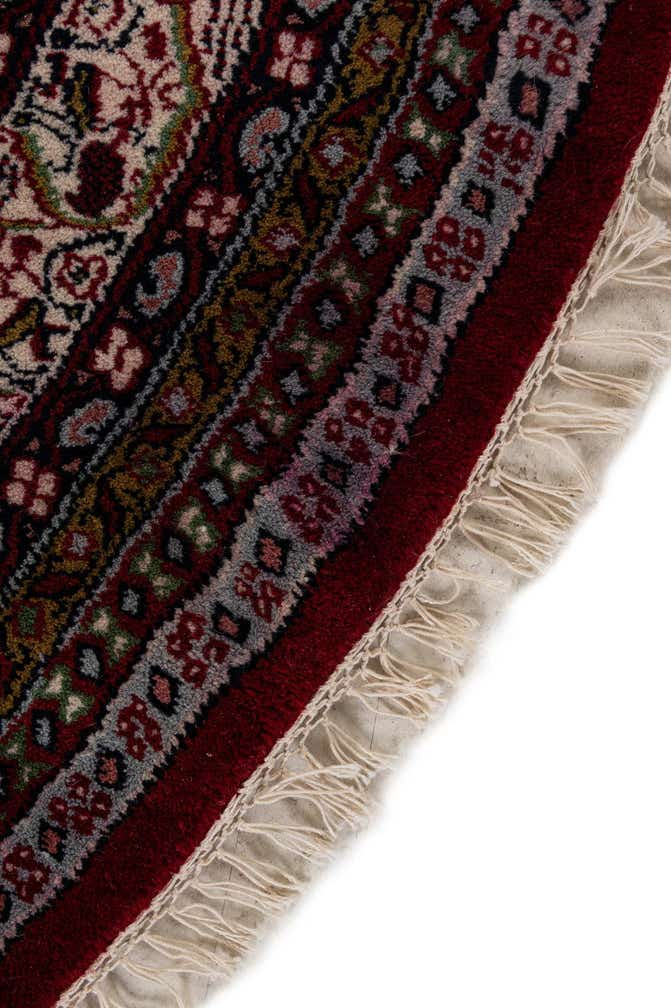 7' 10 x 7' 10 Hand Knotted Mir Wool Round Rug