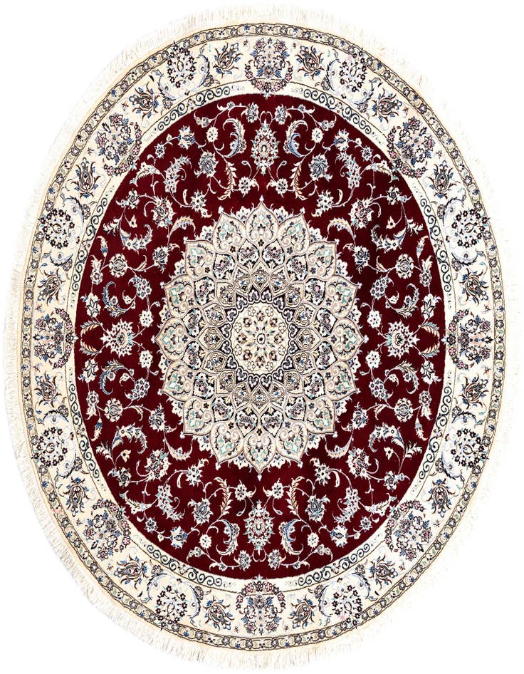 Detail image of 7' 1 x 7' 3 Nain Round Rug