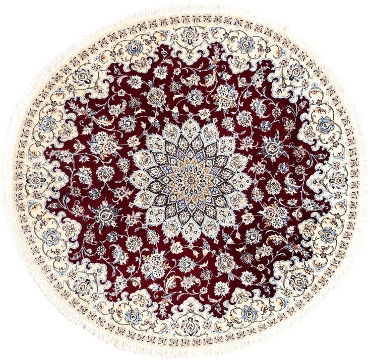 Detail image of 6' 9 x 6' 11 Nain Round Rug