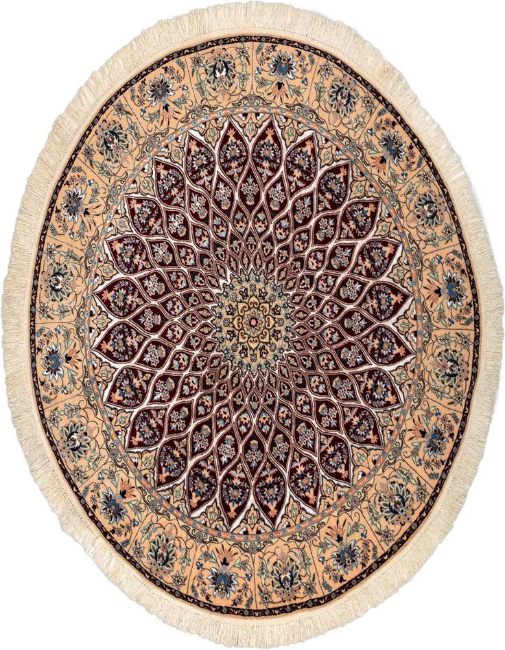 Detail image of 5' 6 x 5' 6 Nain Round Rug