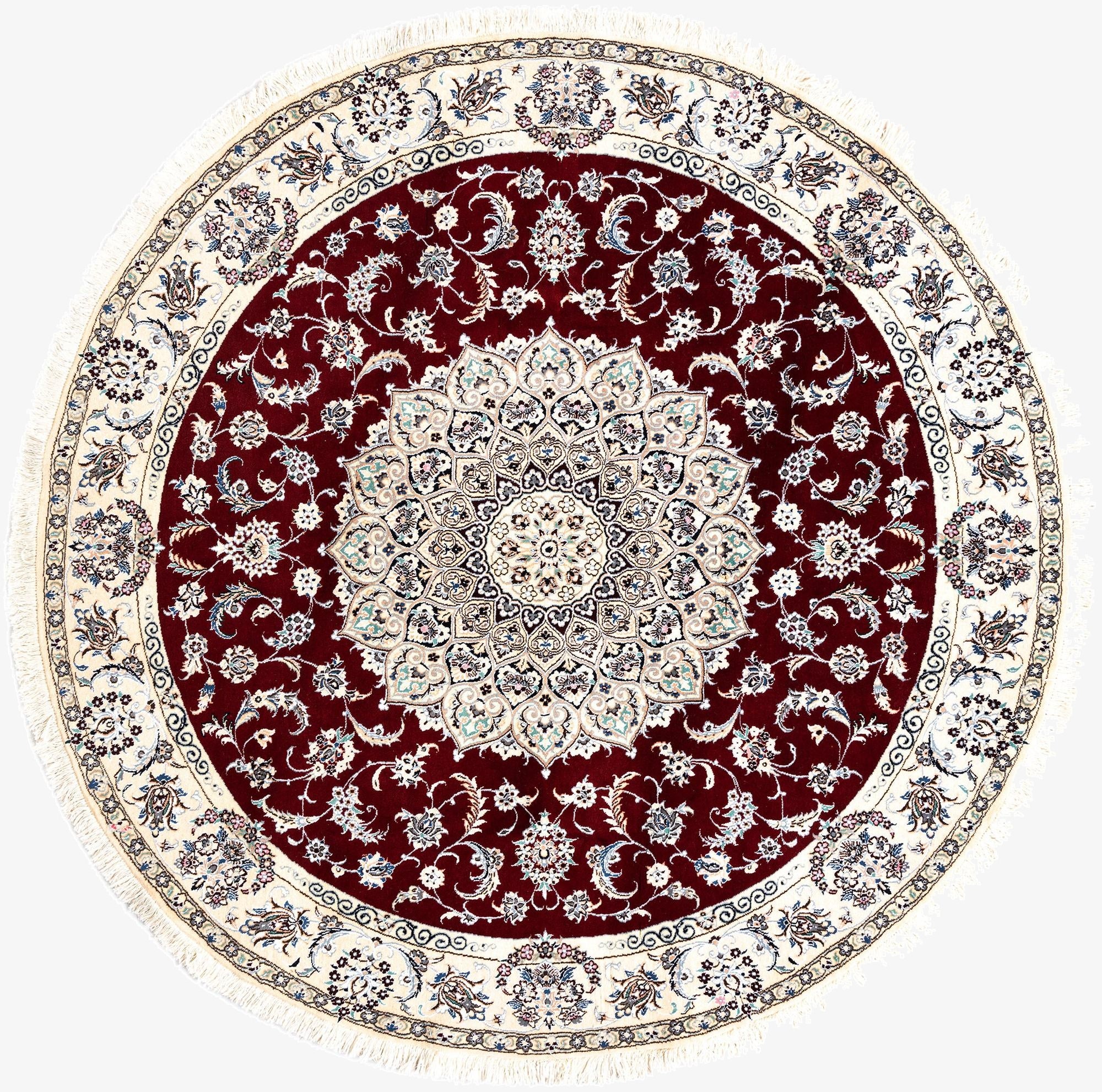 7' 1 x 7' 3 Nain Round Rug