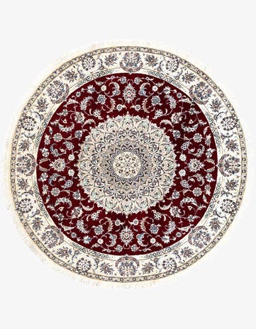 7' 1 x 7' 3 Nain Round Rug