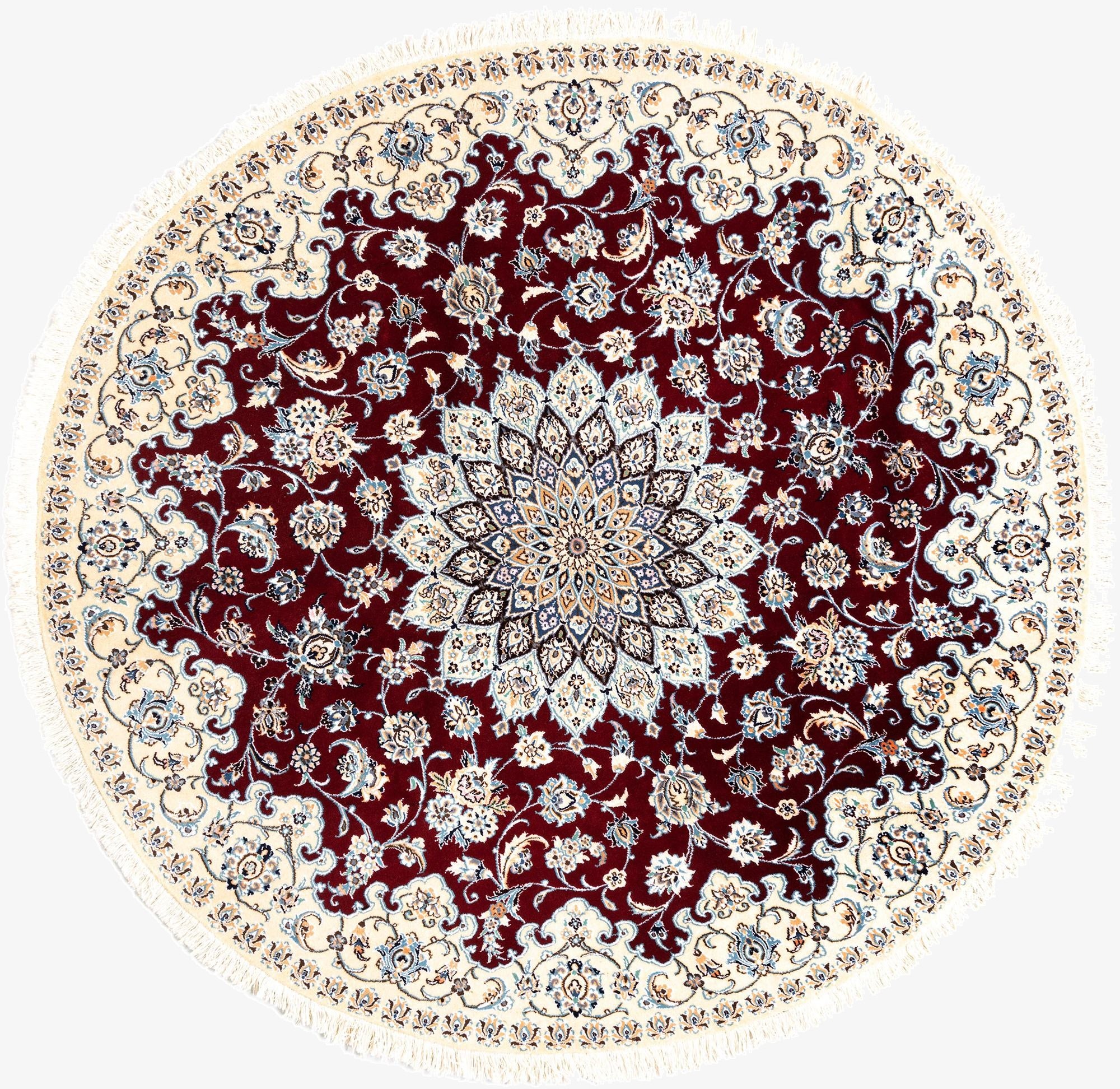 6' 9 x 6' 11 Nain Round Rug