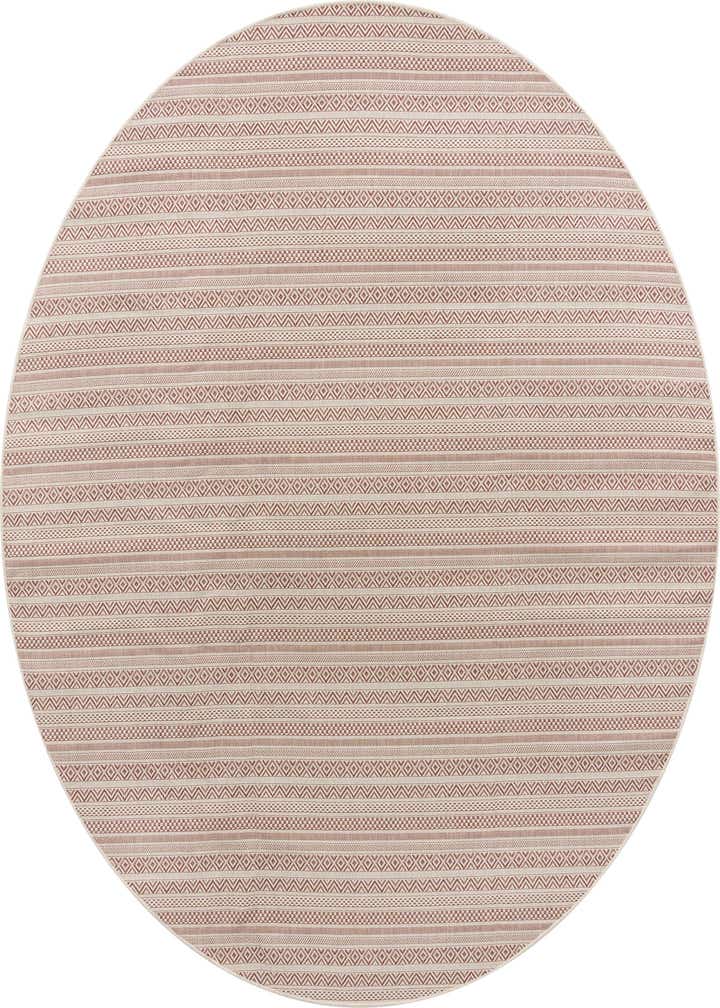 10' x 10' Easy-Clean Ribbon Indoor / Outdoor Round Rug