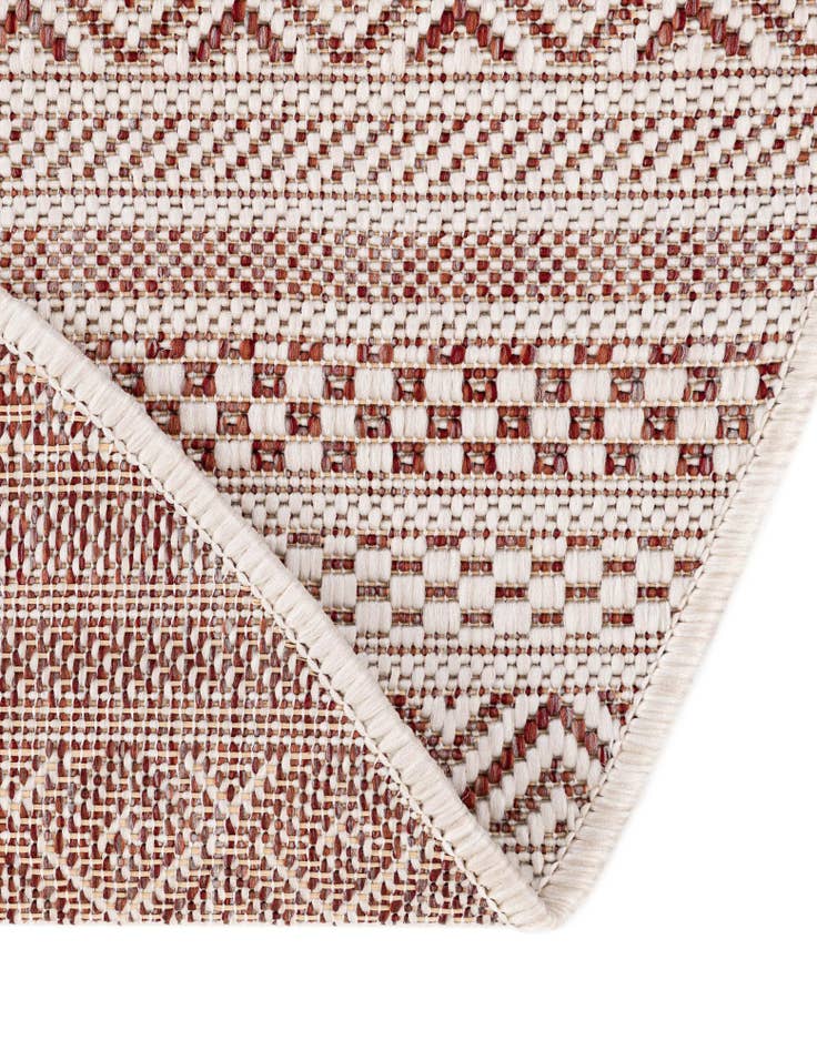 Detail image of 3' x 3' Washable Ribbon Indoor / Outdoor Round Rug