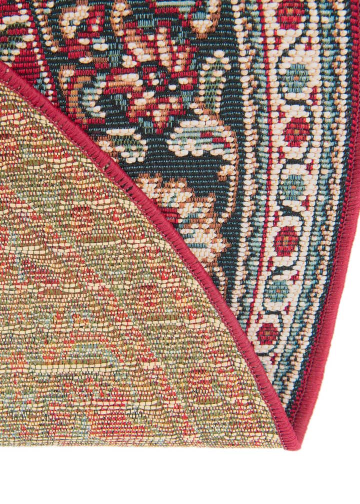7' 10 x 7' 10 Easy-Clean Traditional Indoor / Outdoor Round Rug