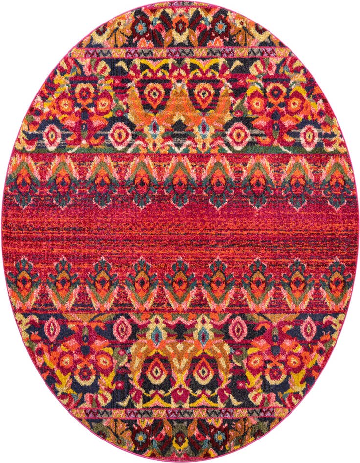 Detail image of 6' x 6' Washable Palazzo Round Rug