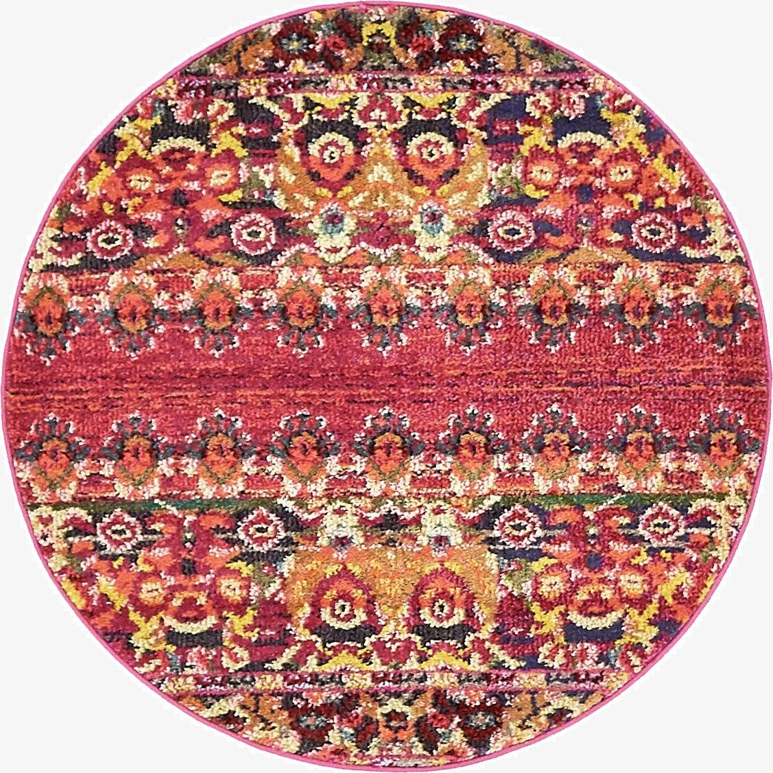 Primary image 3' 3 x 3' 3  Washable Palazzo Round Rug