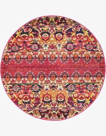 3' 3 x 3' 3 Washable Palazzo Round Rug