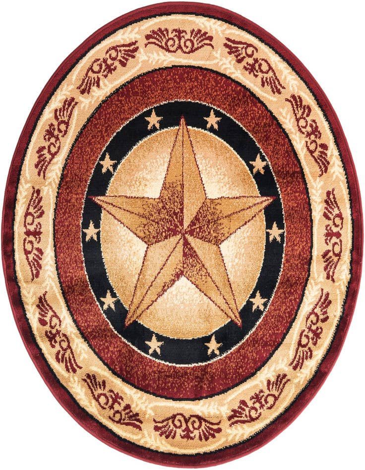 Detail image of 4' x 4' Pioneer Round Rug
