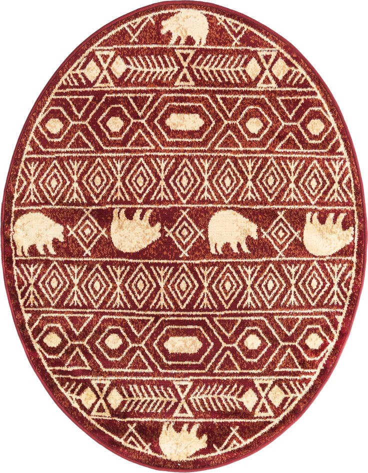 Detail image of 4' x 4' Pioneer Round Rug