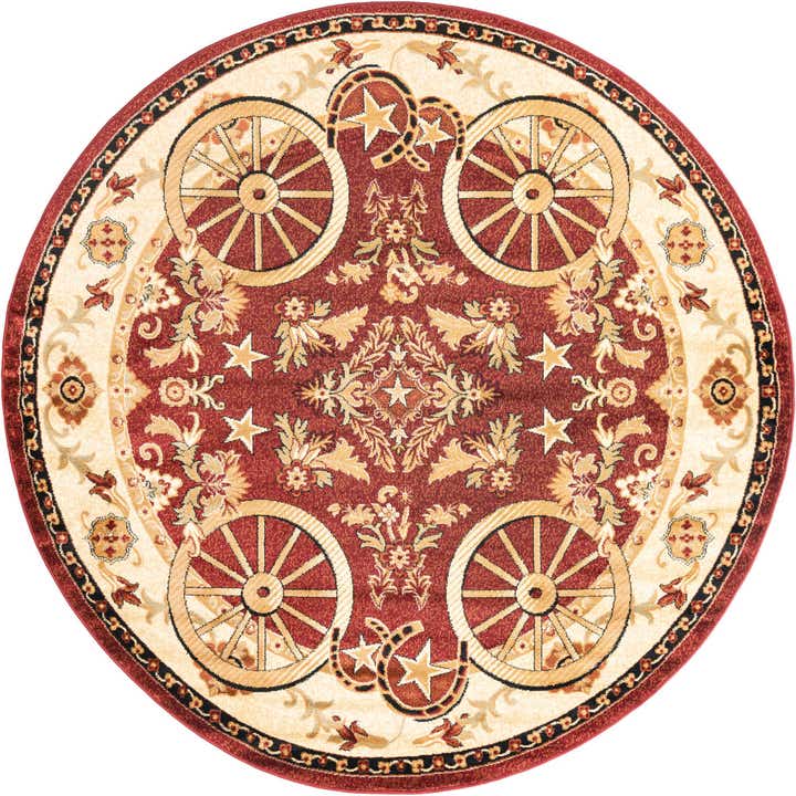 7' 10 x 7' 10 Pioneer Round Rug