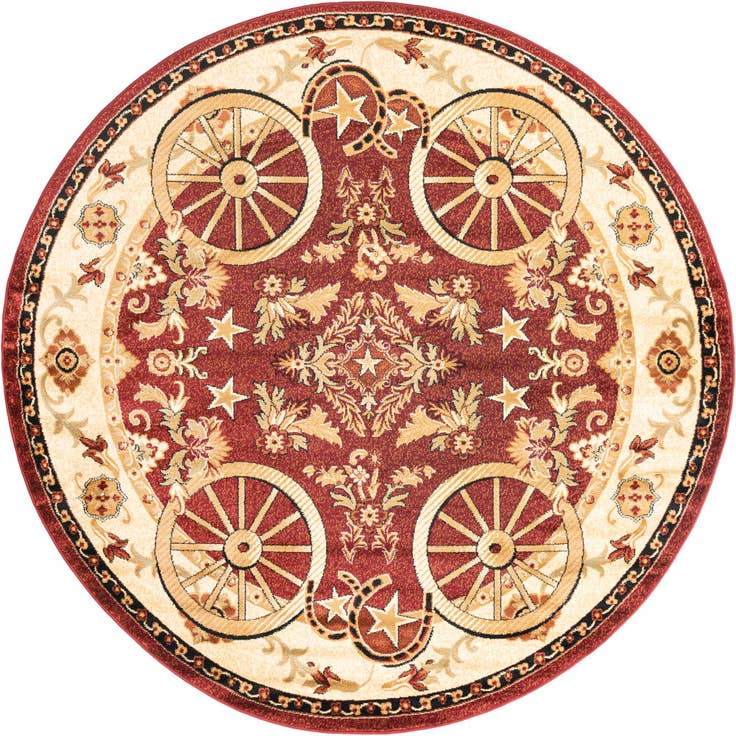 Detail image of 7' 10 x 7' 10 Pioneer Round Rug
