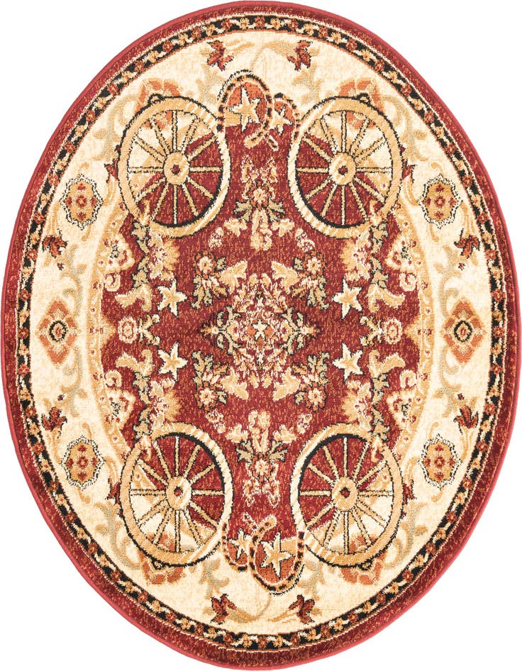 Detail image of 4' x 4' Pioneer Round Rug