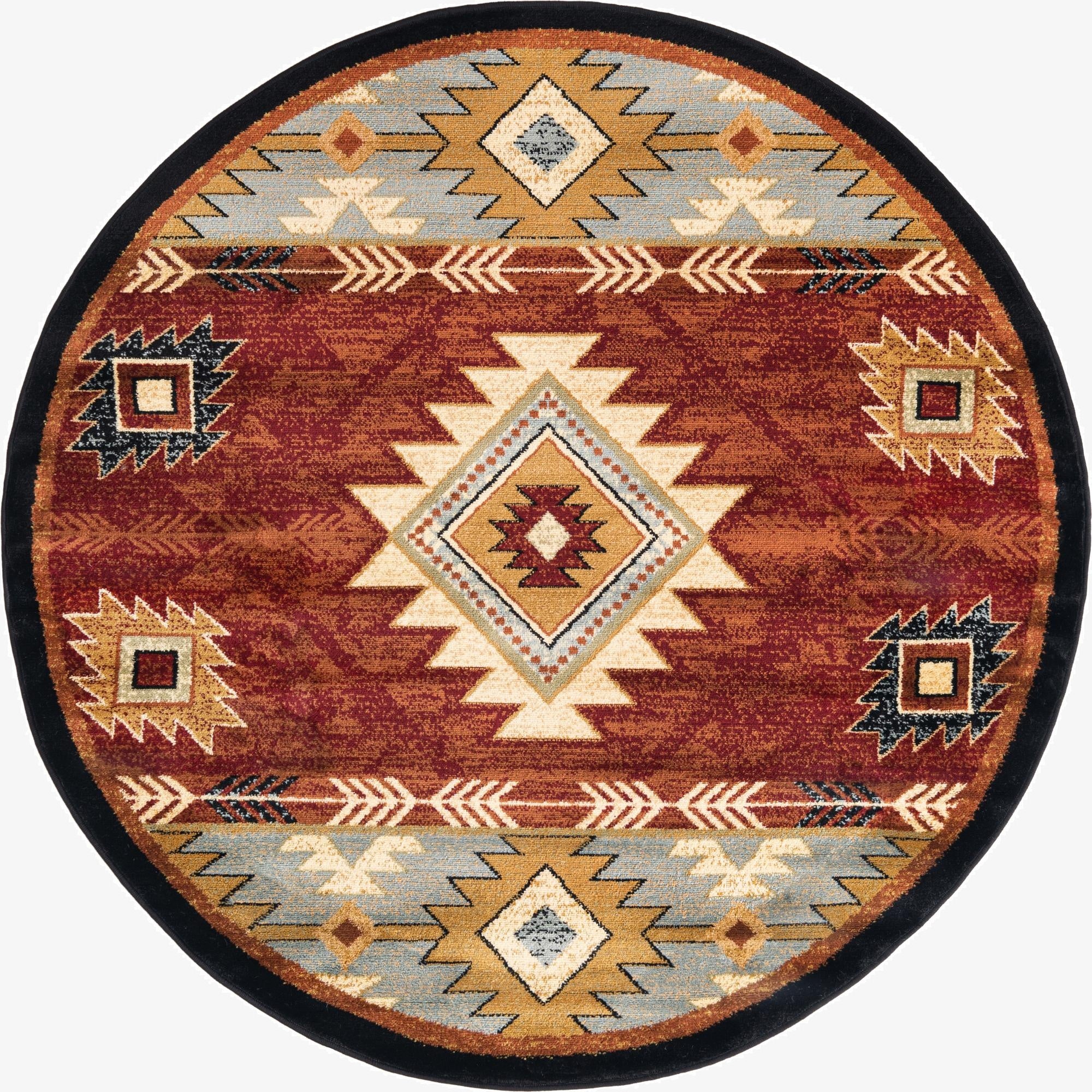 5' 3 x 5' 3 Pioneer Round Rug