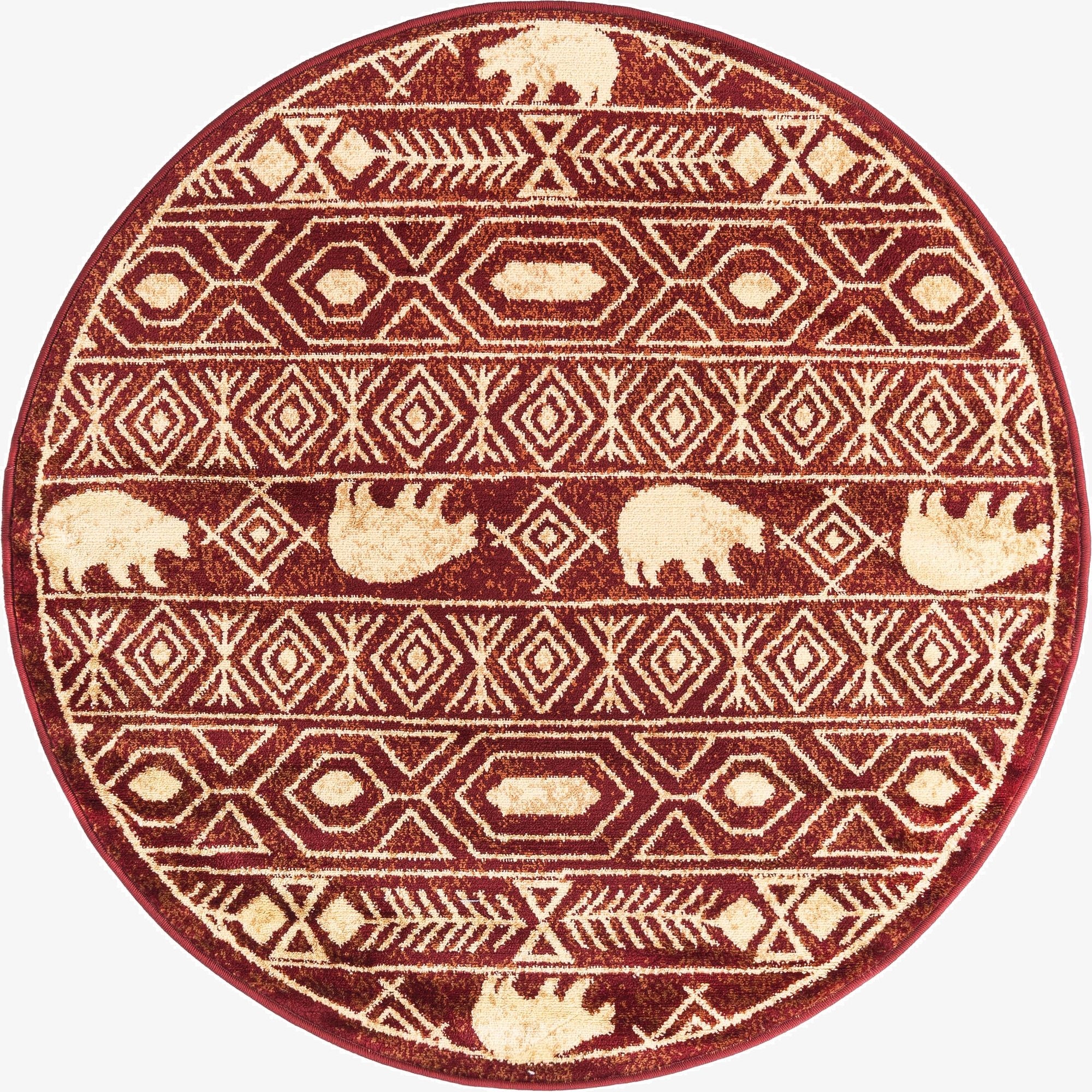 4' x 4' Pioneer Round Rug