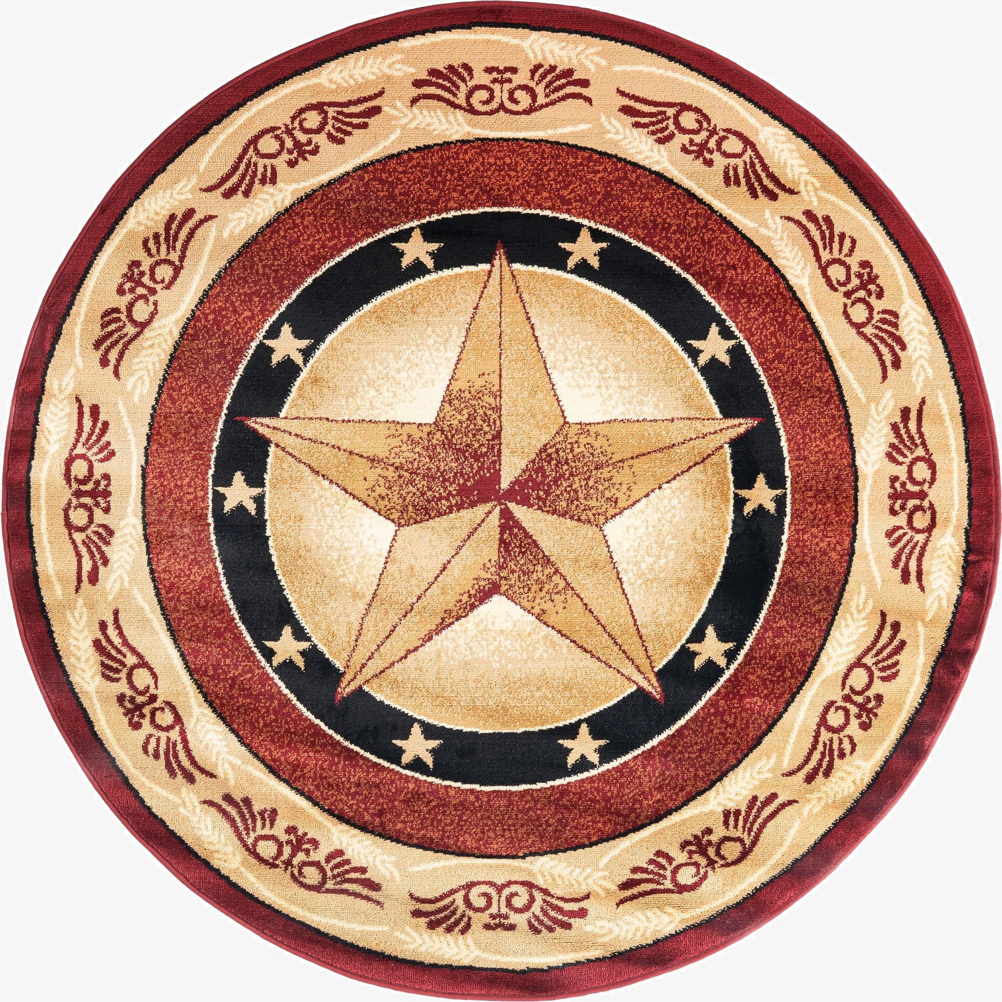 5' 3 x 5' 3 Pioneer Round Rug