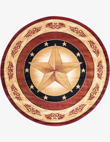 7' 10 x 7' 10 Pioneer Round Rug