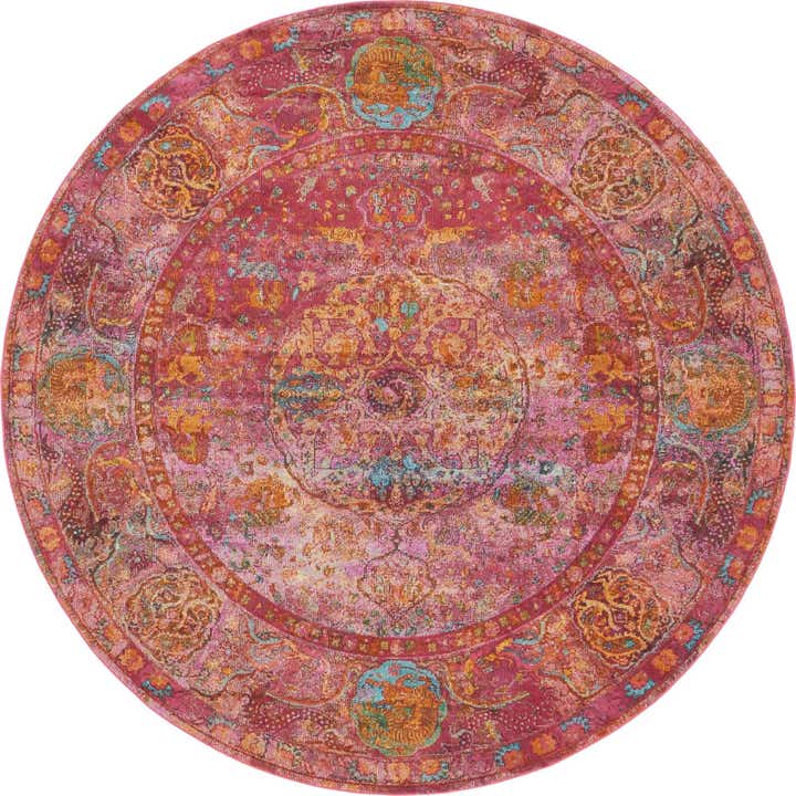 8' x 8' 4 Santiago Round Rug