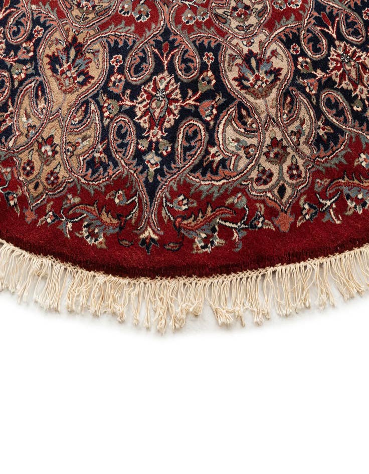 Detail image of 9' x 9' Hand Knotted Sarough Oriental Wool Round Rug