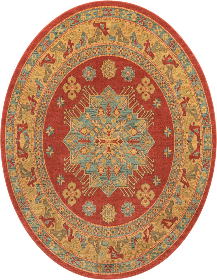 Detail image of 8' x 8' Serapi Round Rug