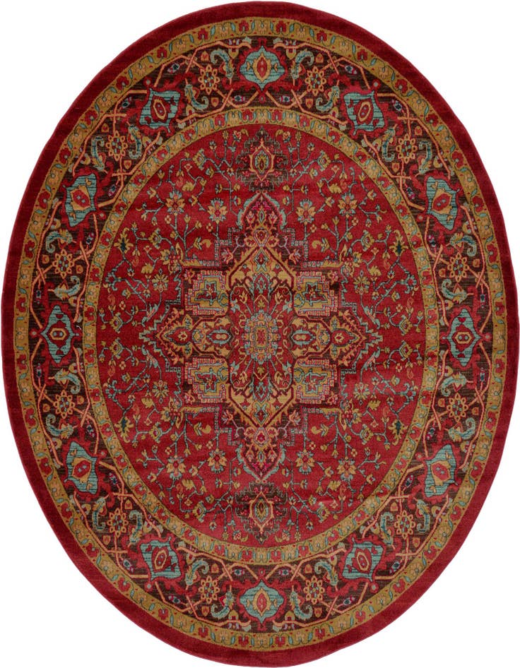 Detail image of 8' x 8' Serapi Round Rug