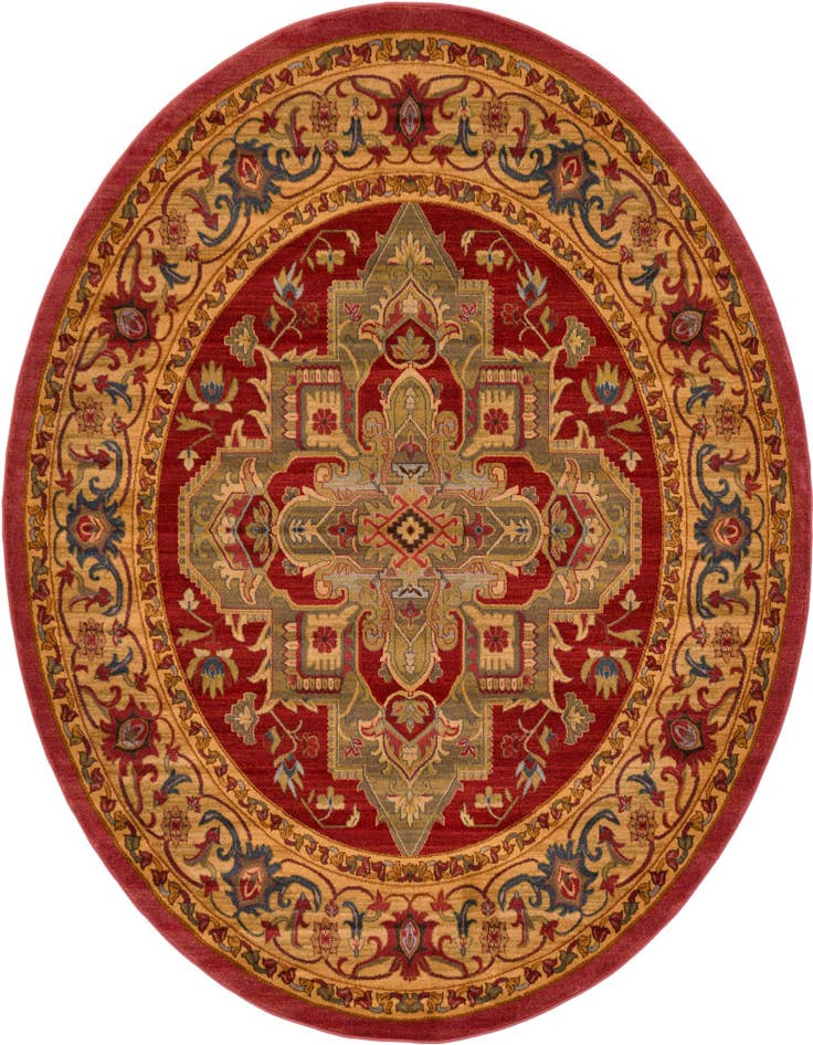 Detail image of 8' x 8' Serapi Round Rug