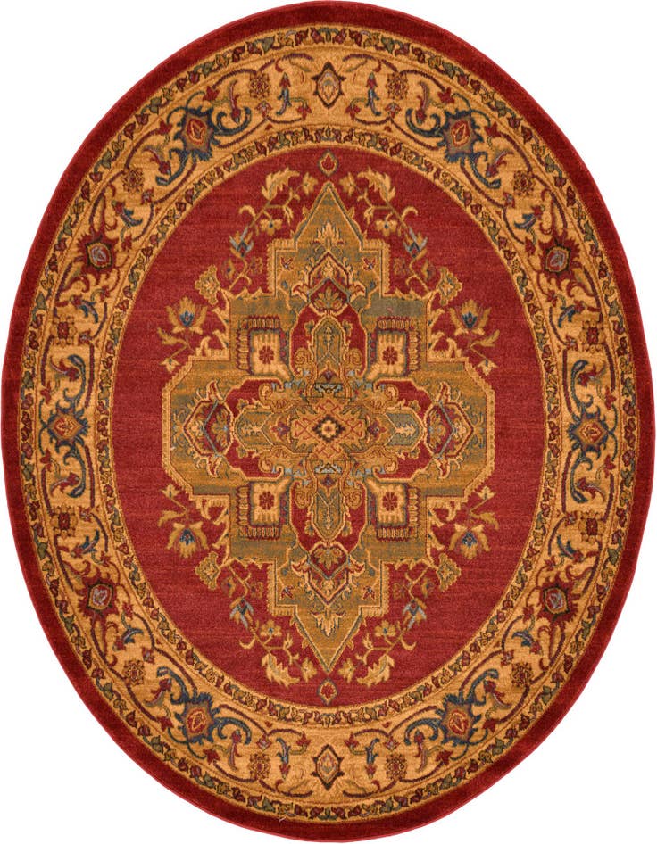 Detail image of 6' x 6' Serapi Round Rug