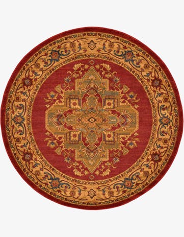 6' x 6' Serapi Round Rug