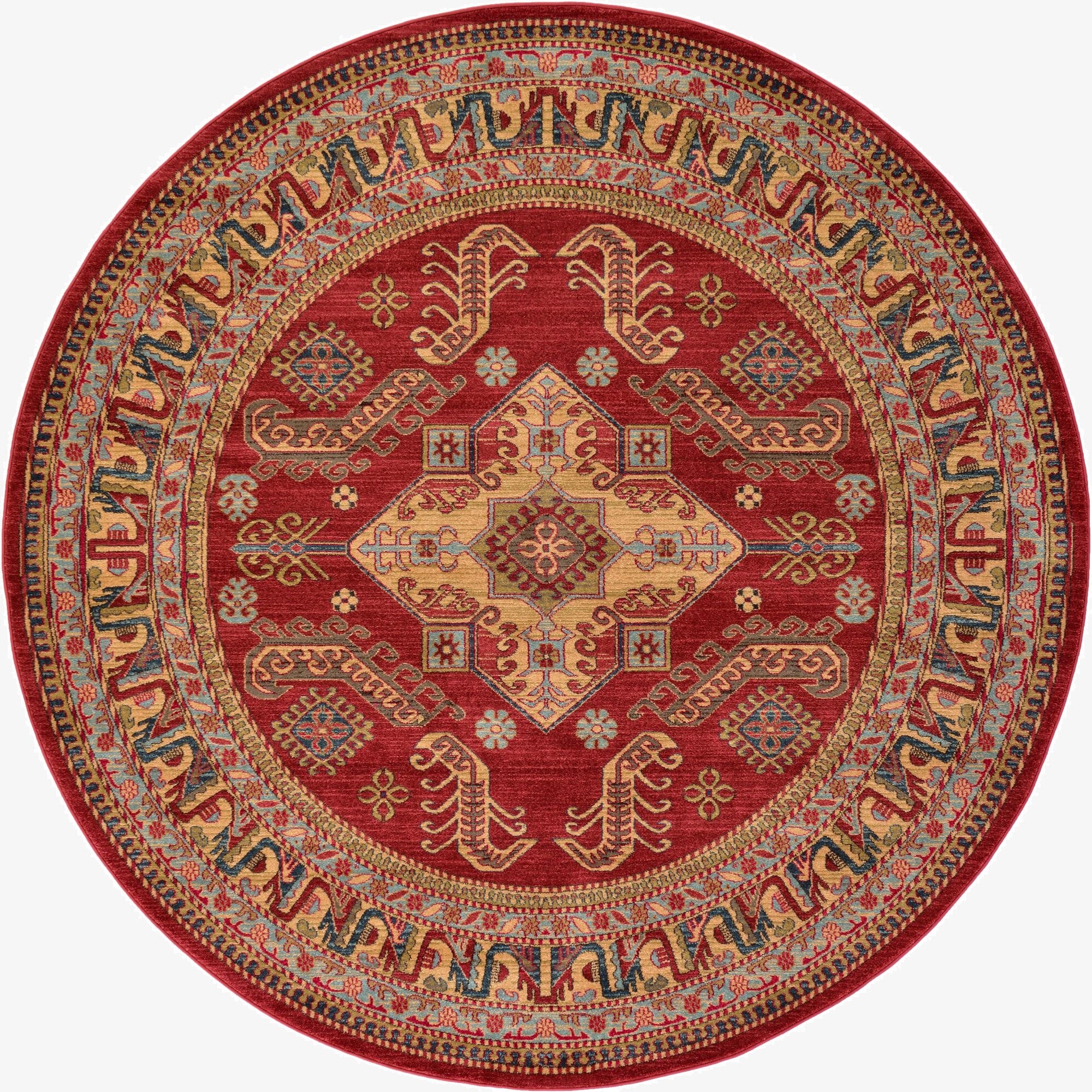 8' x 8' Serapi Round Rug