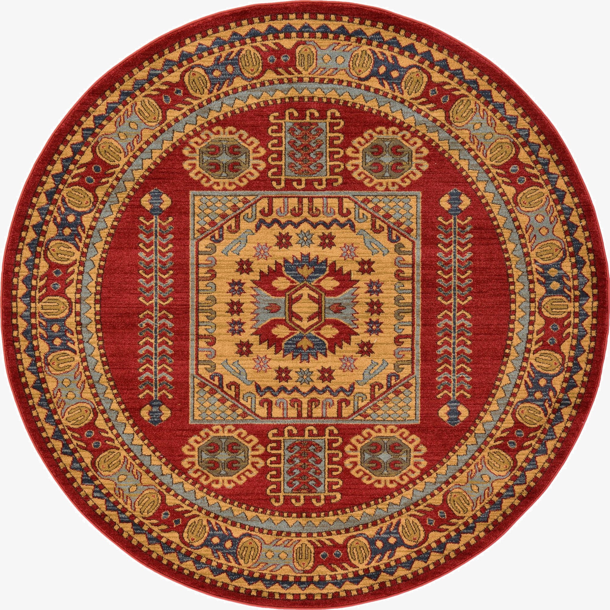 6' x 6' Serapi Round Rug