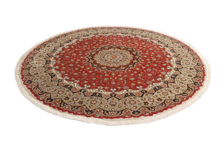 9' 10 x 9' 10 Tabriz Round Rug